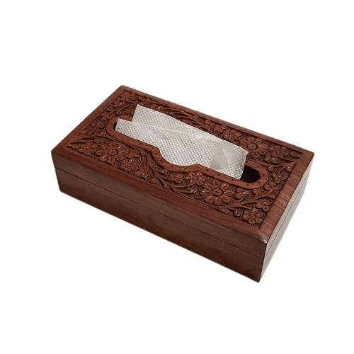 WOOD NAPKIN BOX ENGRAVING (NATURAL)